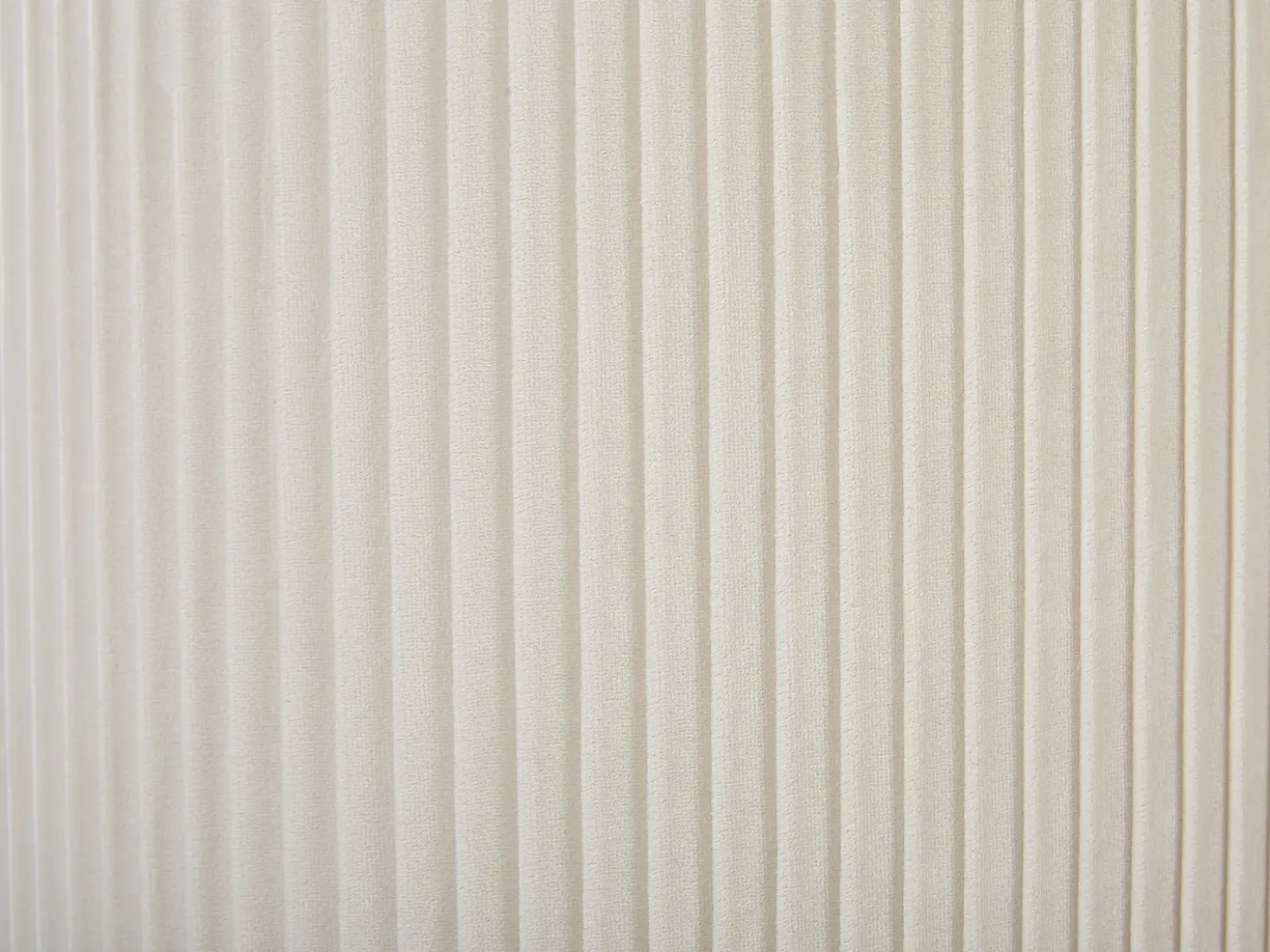 Set di 2 pouf contenitore MIRAMAR Velluto Bianco