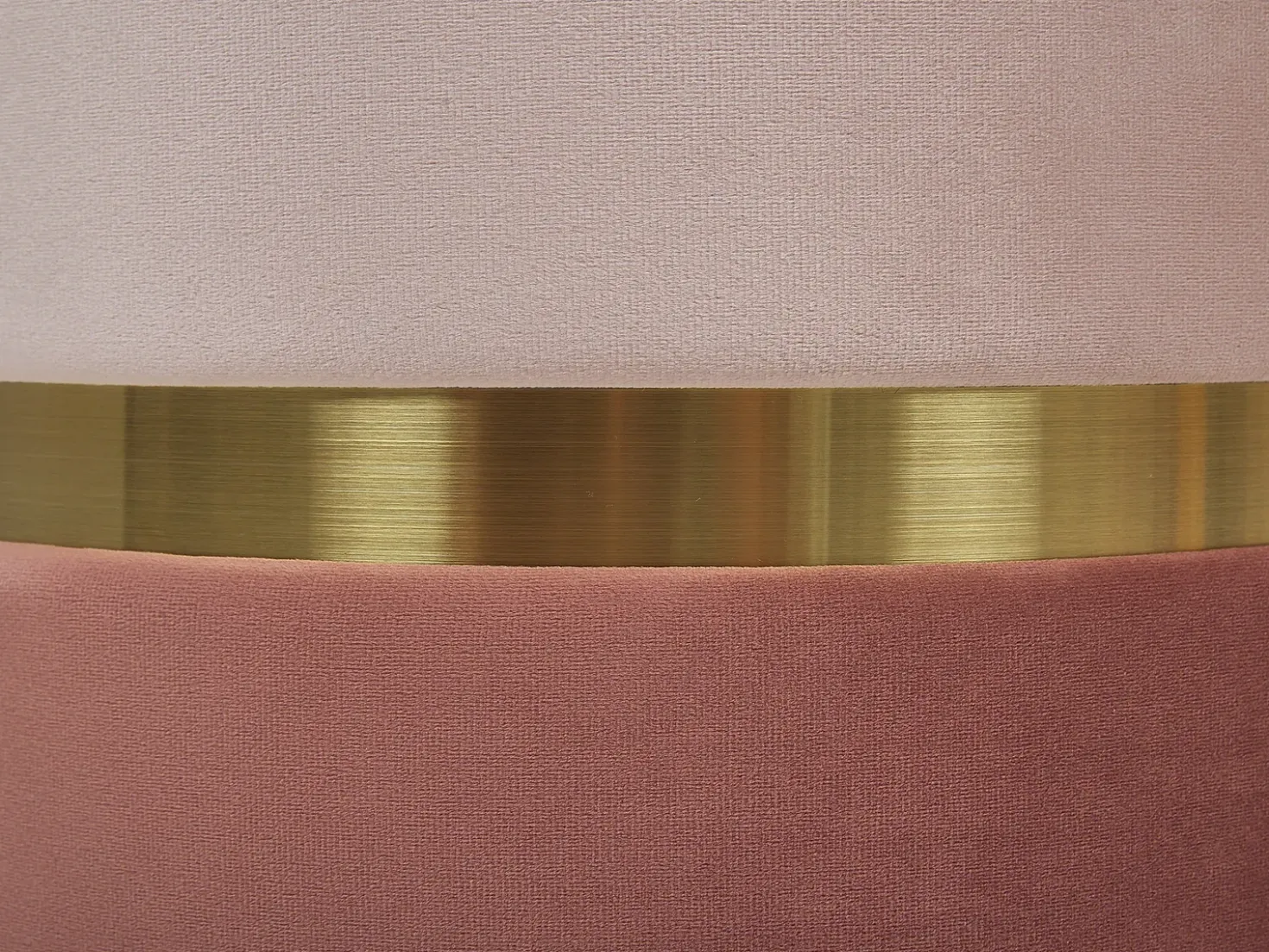 Set di 2 pouf contenitore WICHITA Velluto Rosa