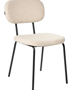 Set di 2 sedie ADAIR Bouclé Beige