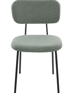 Set di 2 sedie ADAIR Bouclé Verde chiaro