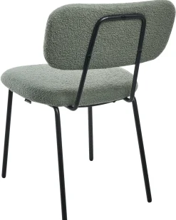 Set di 2 sedie ADAIR Bouclé Verde chiaro