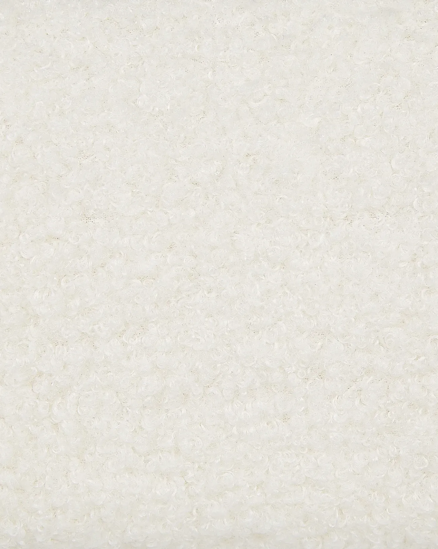 Set di 2 sedie alte ALLISON Bouclé Bianco
