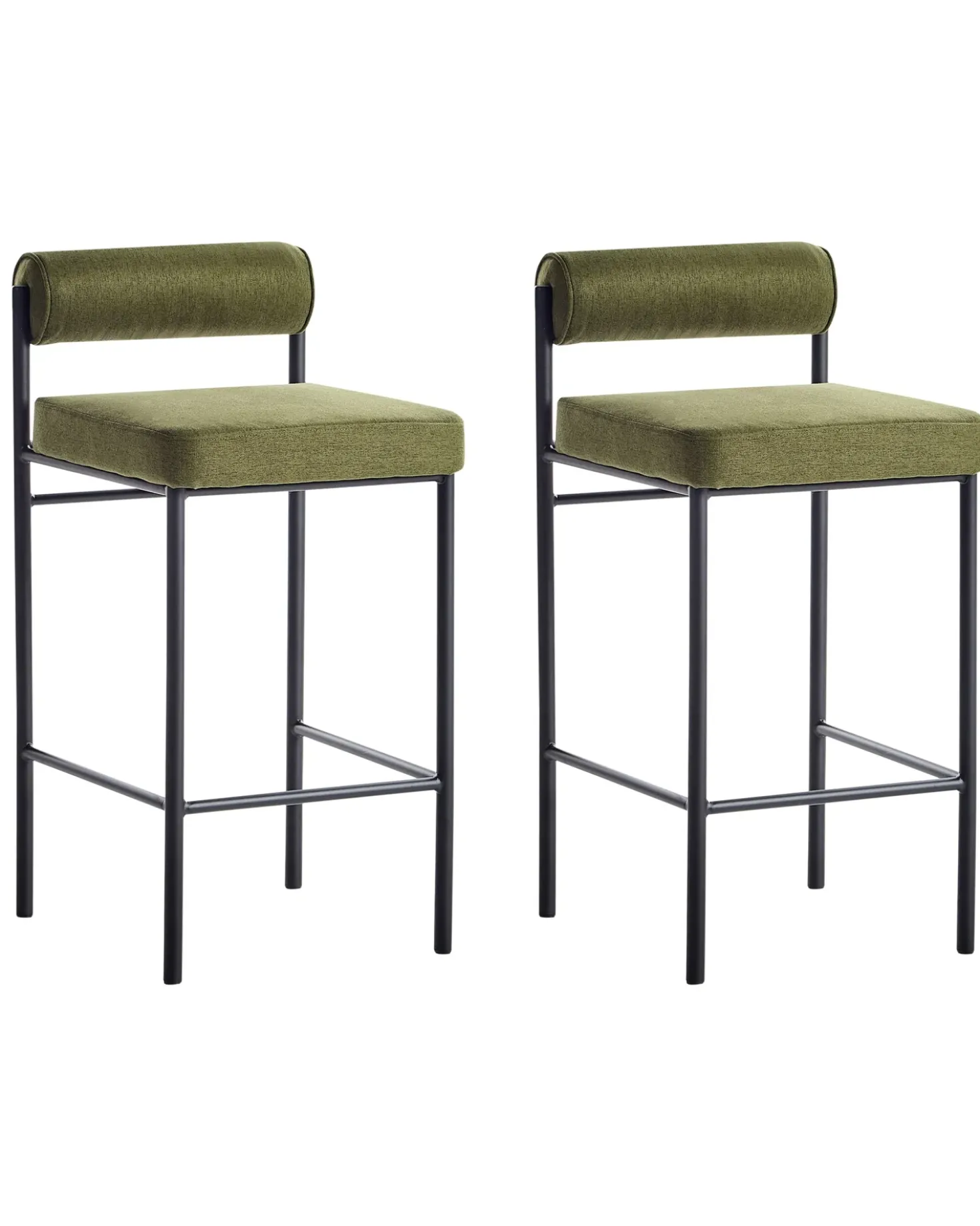 Set di 2 sedie alte AMAYA Verde