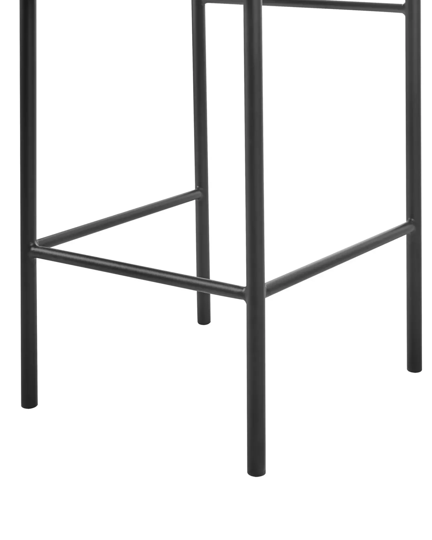 Set di 2 sedie alte AMAYA Bouclé Bianco sporco