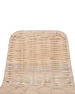 Set di 2 sedie alte CASSITA Rattan Naturale