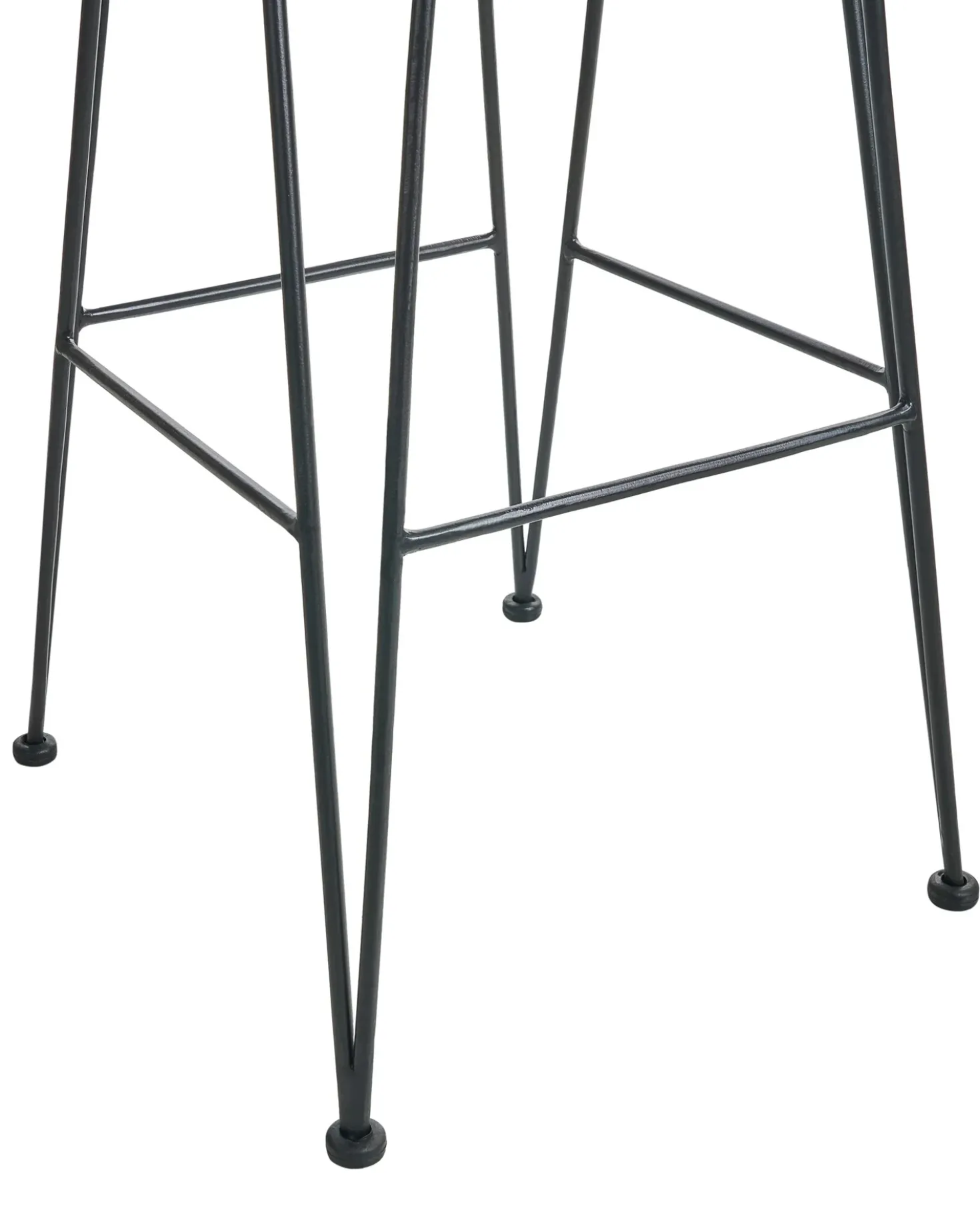 Set di 2 sedie alte CASSITA Rattan Marrone
