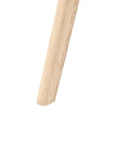Set di 2 sedie alte CHARLESTON Legno Marrone chiaro/Beige chiaro