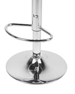 Set di 2 sedie alte CONWAY Pelle sintetica Bianco