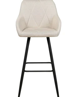 Set di 2 sedie alte DARIEN Beige chiaro