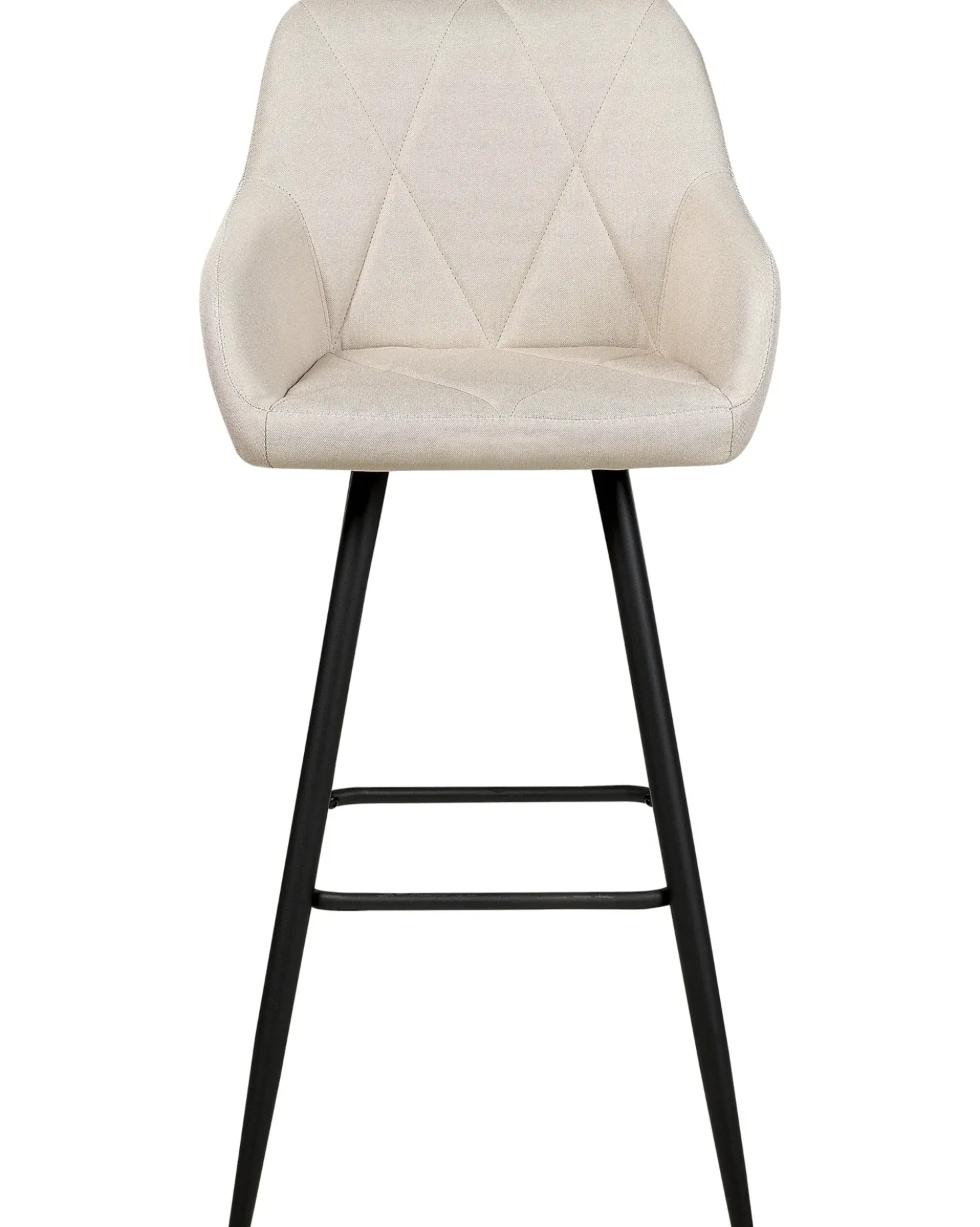 Set di 2 sedie alte DARIEN Beige chiaro