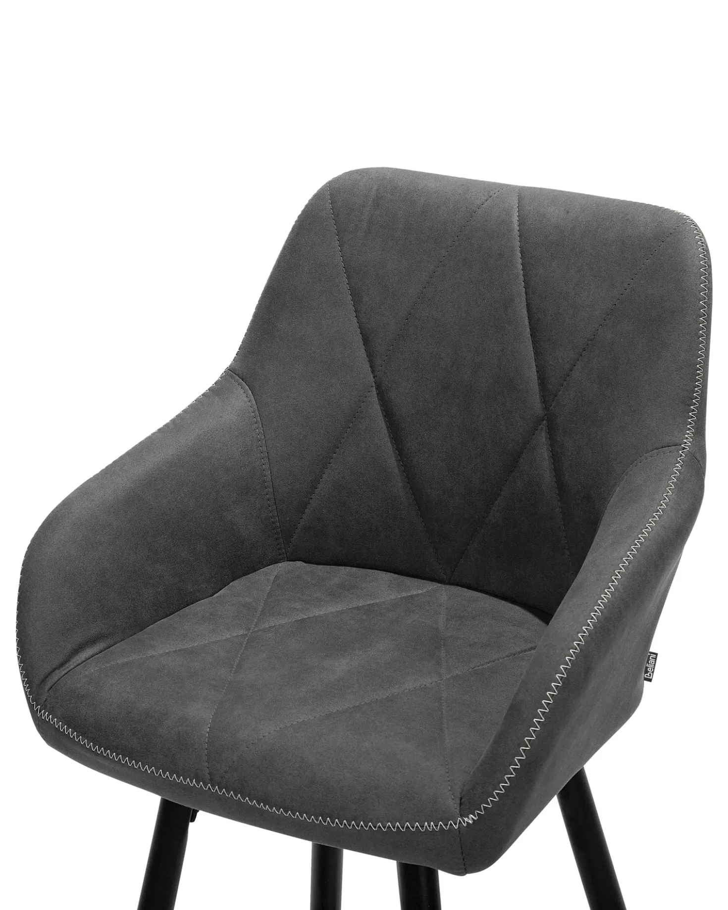Set di 2 sedie alte DARIEN Grigio