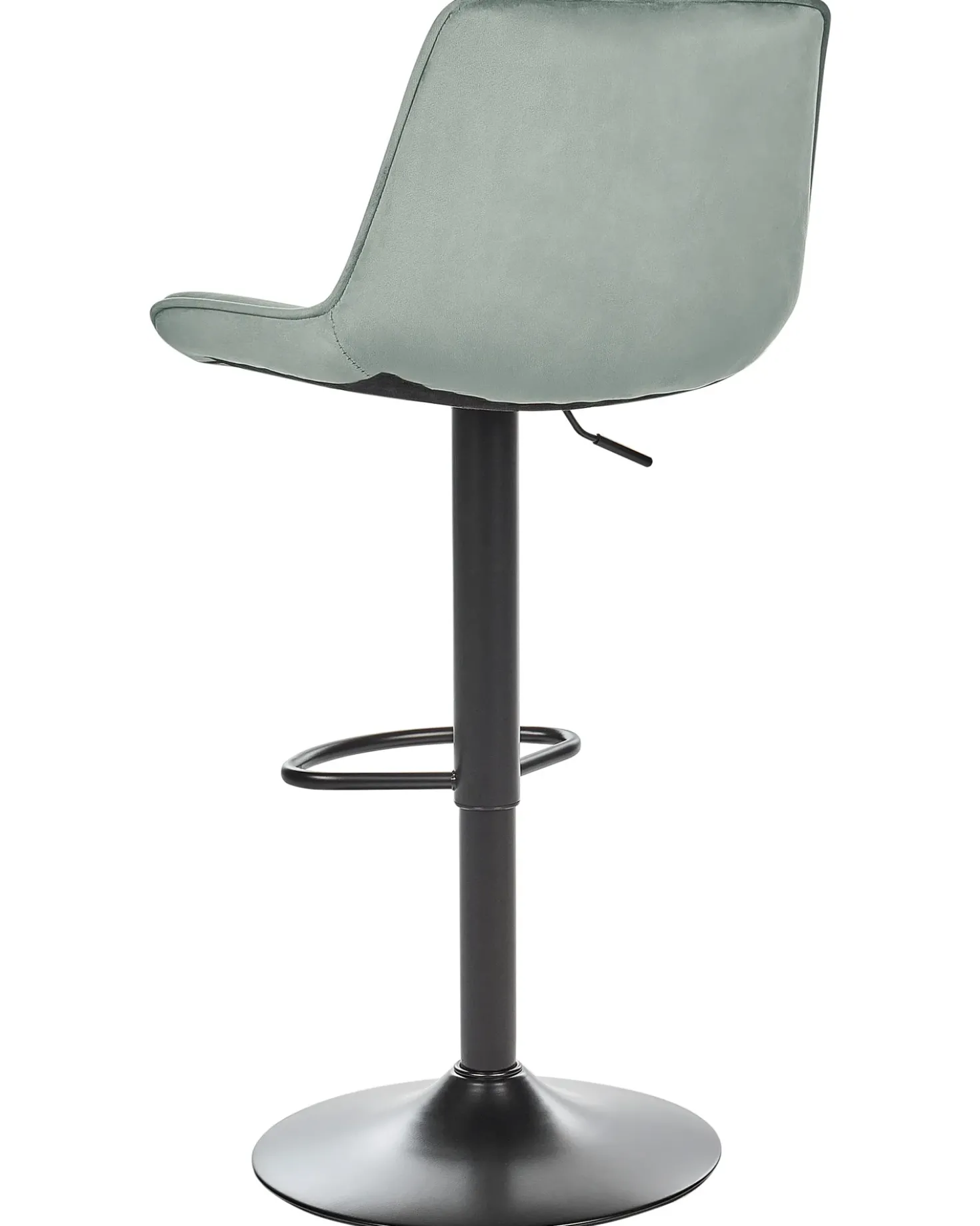 Set di 2 sedie alte DUBROVNIK Velluto Verde menta