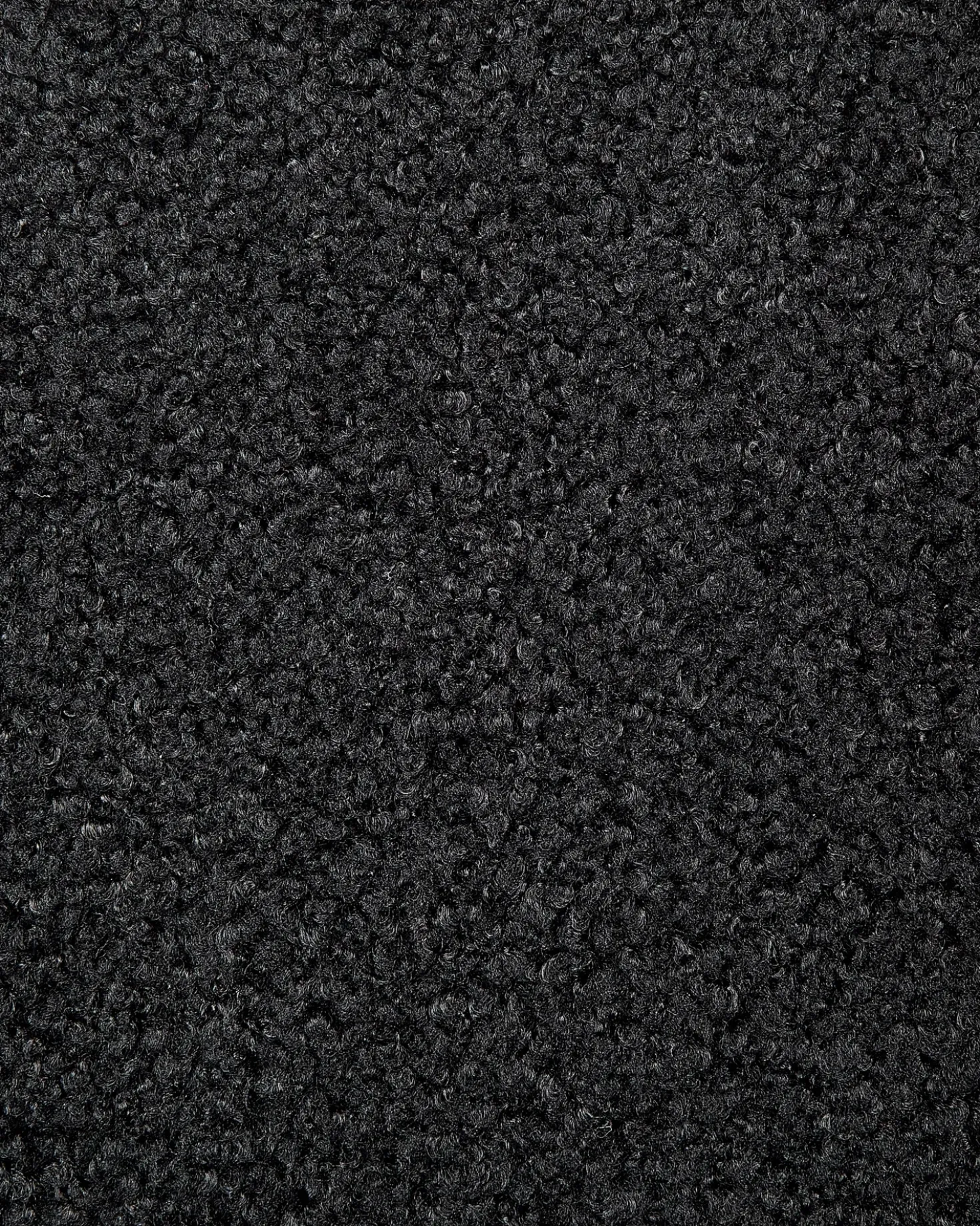 Set di 2 sedie alte EMERY Bouclé Nero