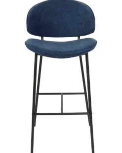 Set di 2 sedie alte KIANA Blu marino