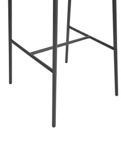 Set di 2 sedie alte KIANA Pelle sintetica Marrone