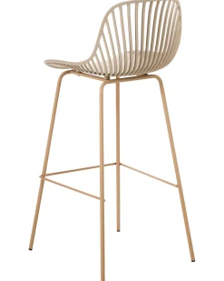 Set di 4 sedie alte KLEVE Beige