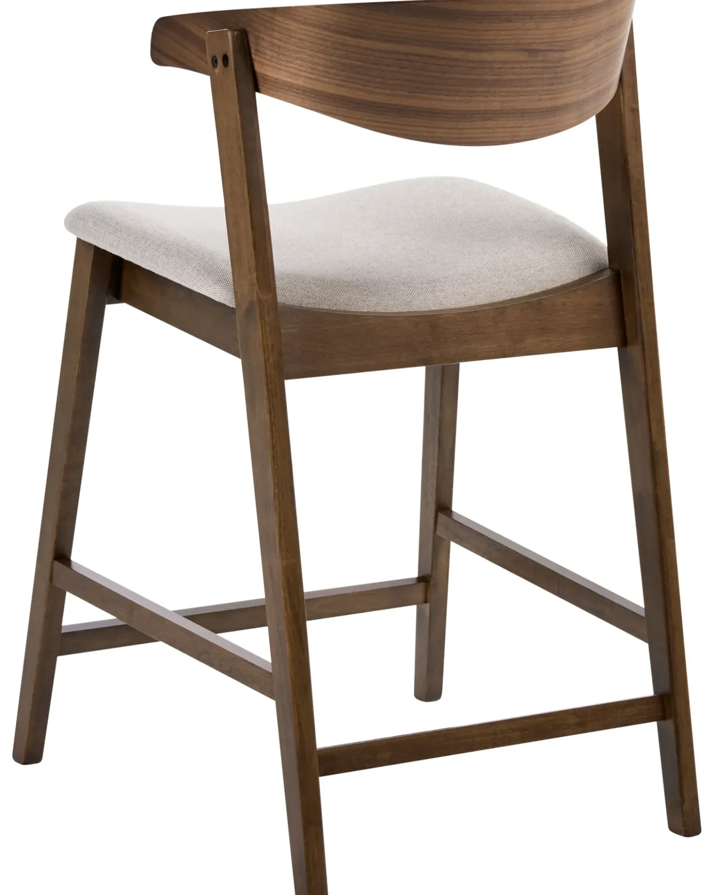 Set di 2 sedie alte LILLY Marrone/Beige