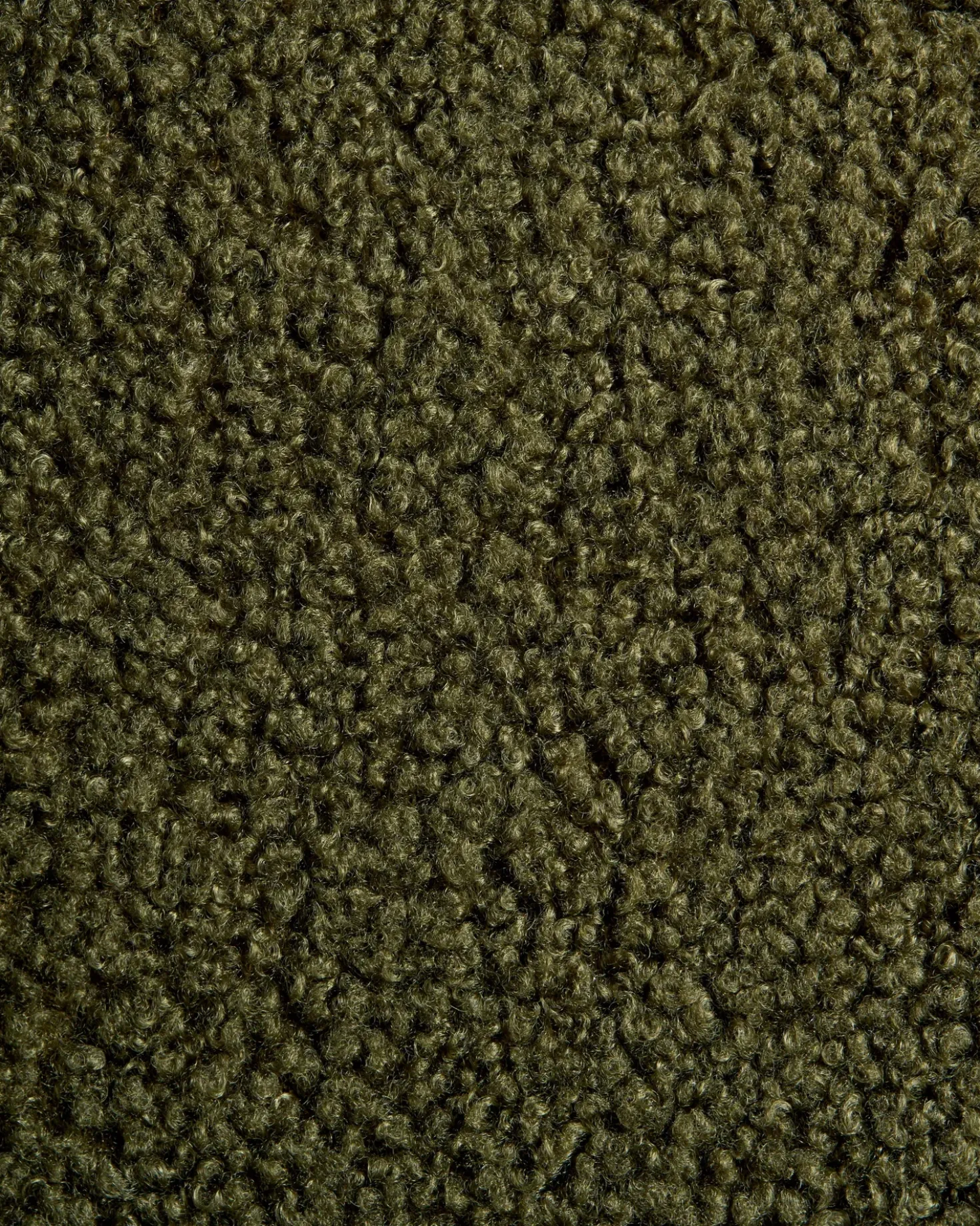 Set di 2 sedie alte LUANA Bouclé Verde scuro