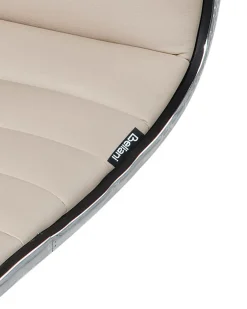 Set di 2 sedie alte LUCERNE Pelle sintetica Beige chiaro