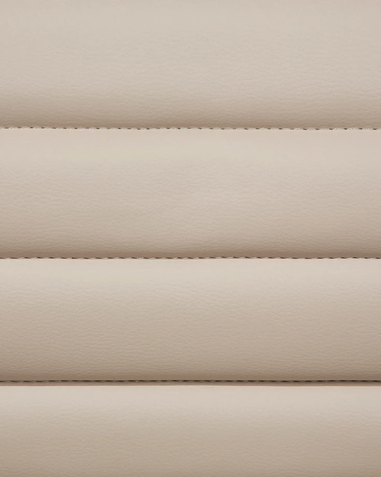 Set di 2 sedie alte LUCERNE Pelle sintetica Beige chiaro