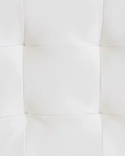 Set di 2 sedie alte MADISON Pelle sintetica Bianco sporco