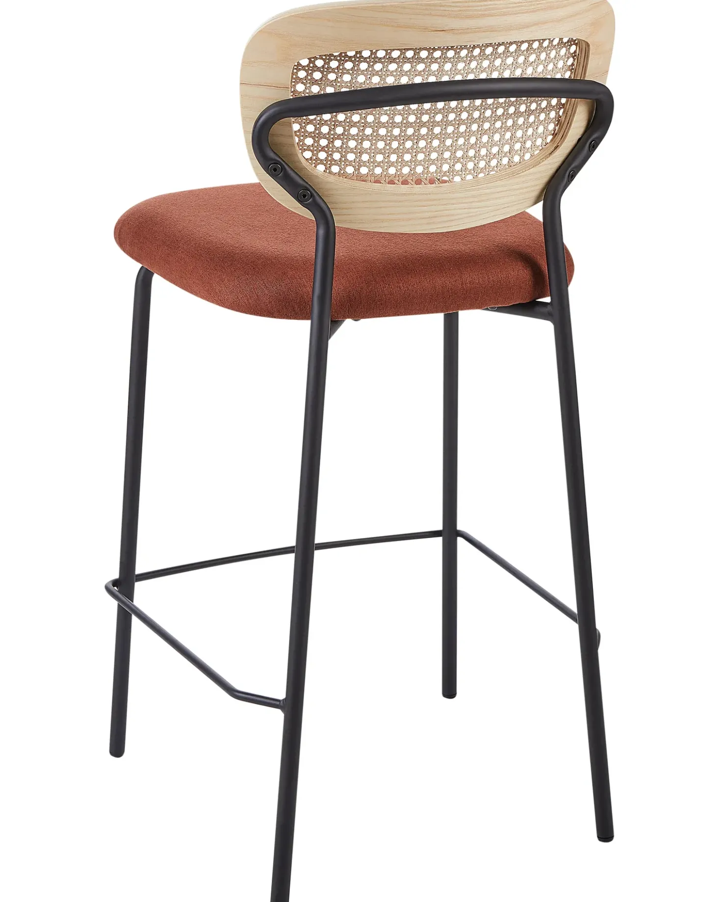 Set di 2 sedie alte MAYETTA Rattan Arancione