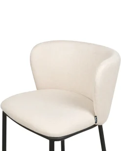 Set di 2 sedie alte MINA Bianco sporco