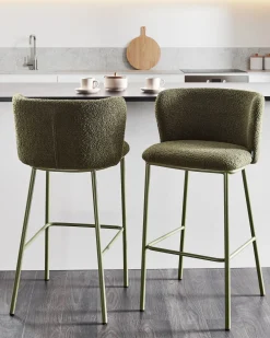 Set di 2 sedie alte MINA II Verde