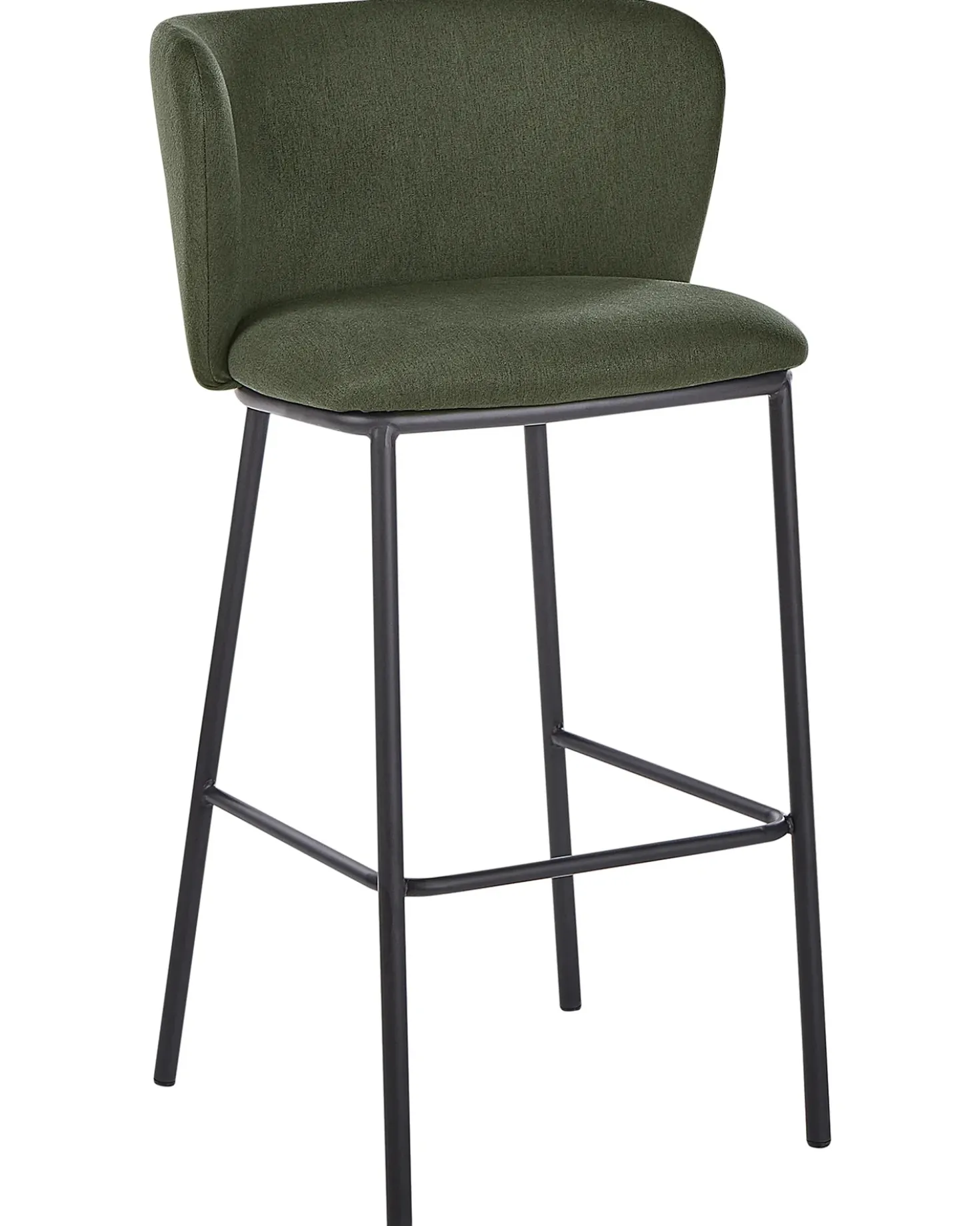 Set di 2 sedie alte MINA Verde scuro
