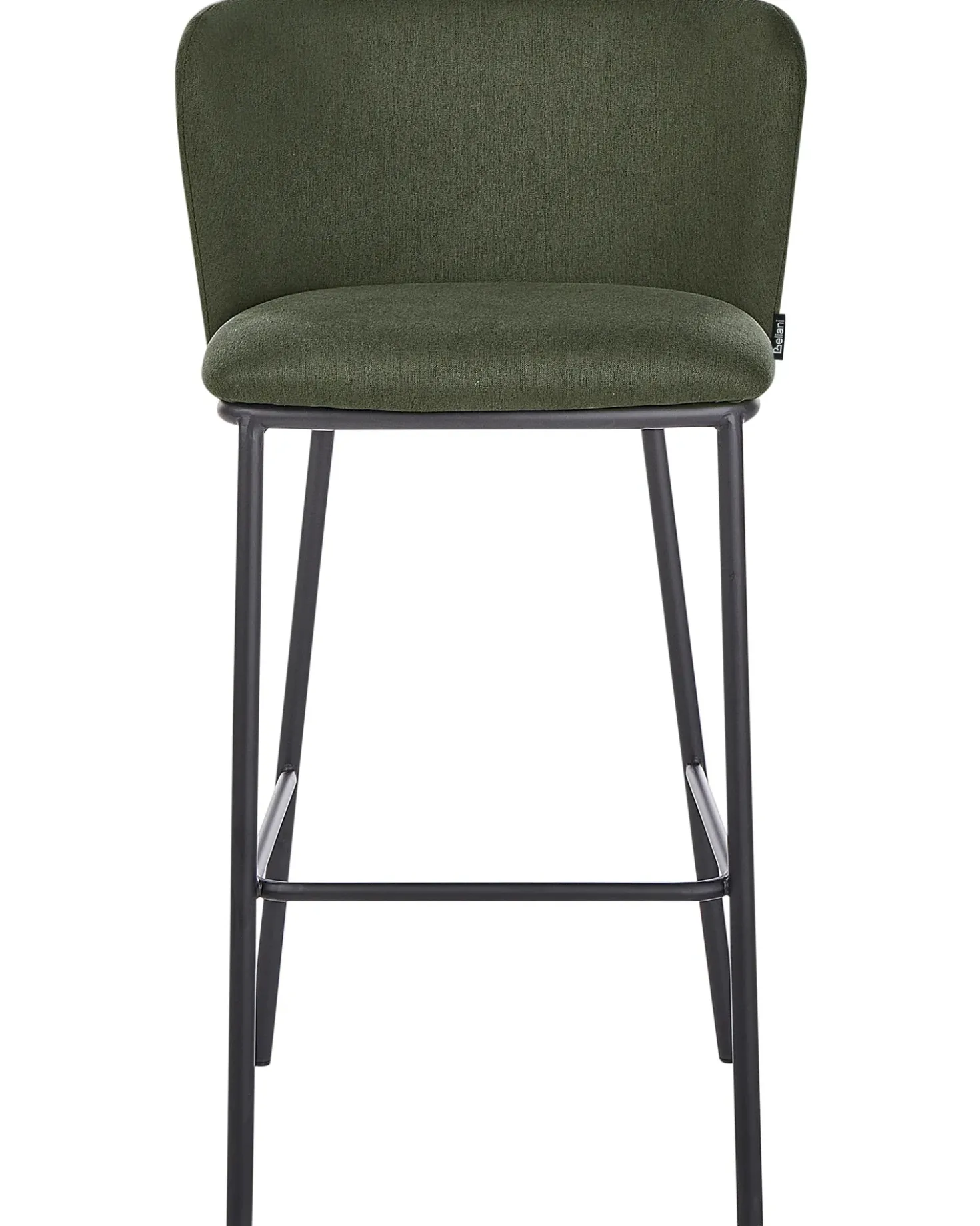 Set di 2 sedie alte MINA Verde scuro
