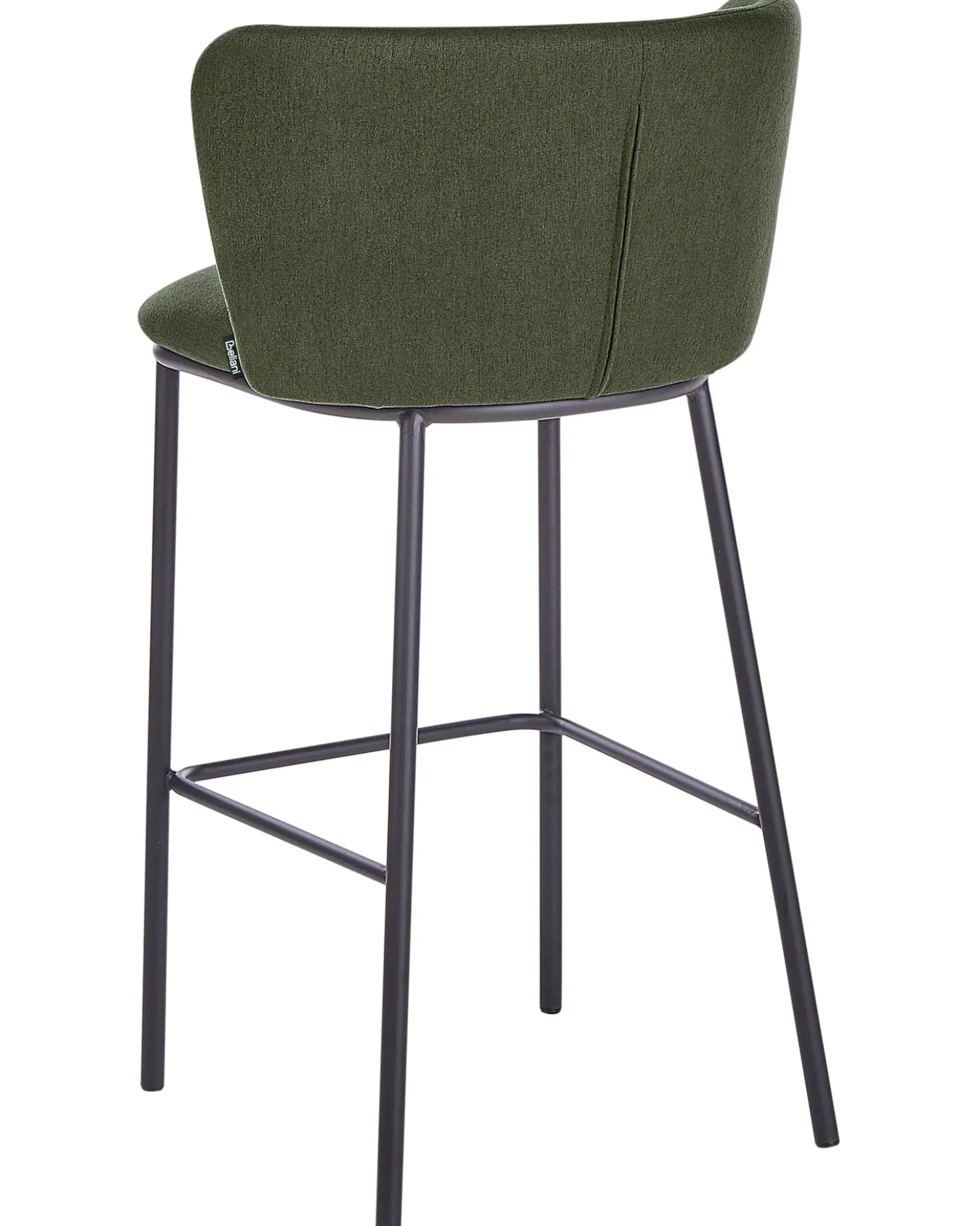 Set di 2 sedie alte MINA Verde scuro
