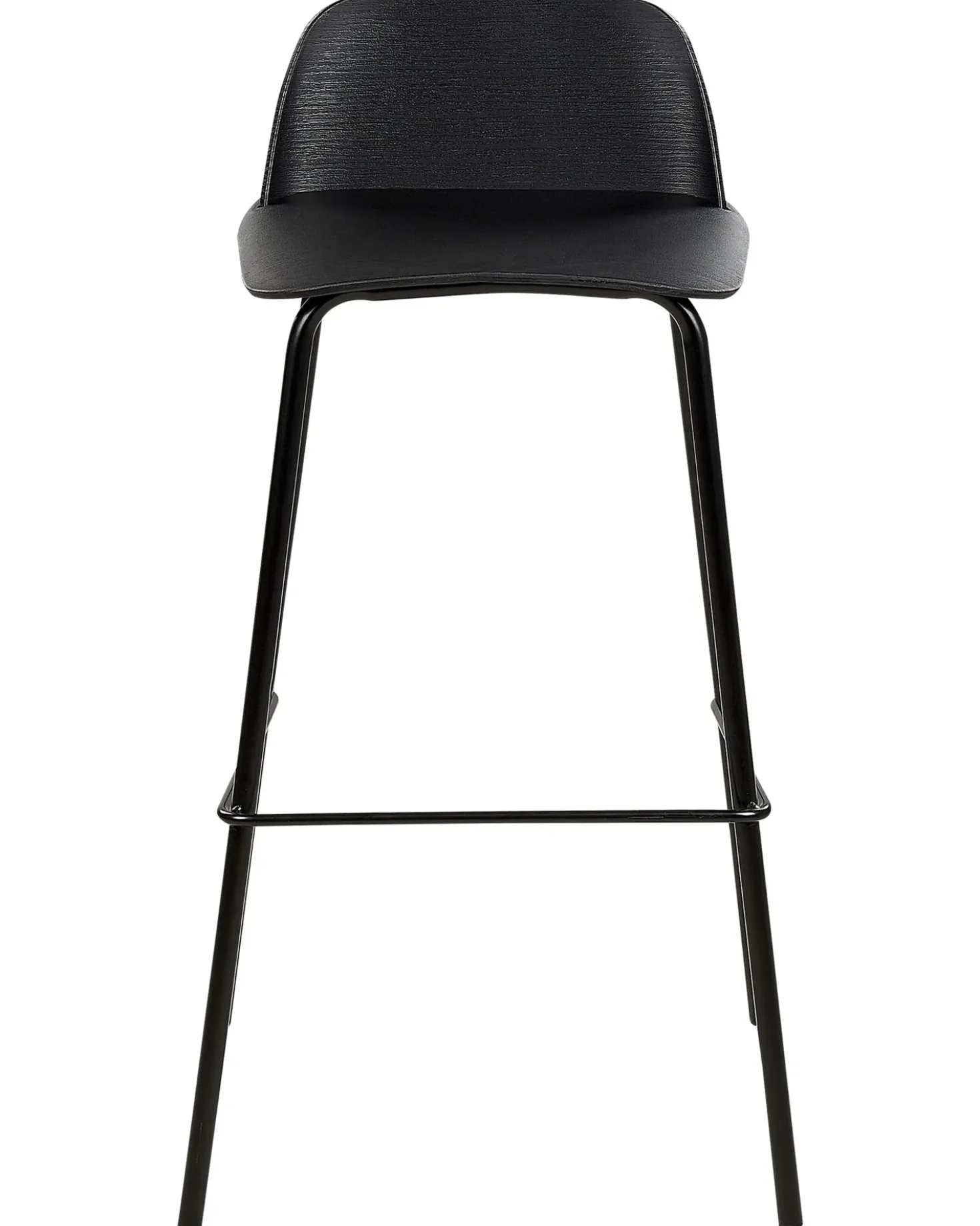 Set di 4 sedie alte MORA Nero