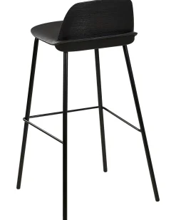 Set di 4 sedie alte MORA Nero