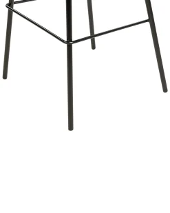 Set di 4 sedie alte MORA Nero
