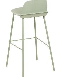 Set di 4 sedie alte MORA Verde chiaro