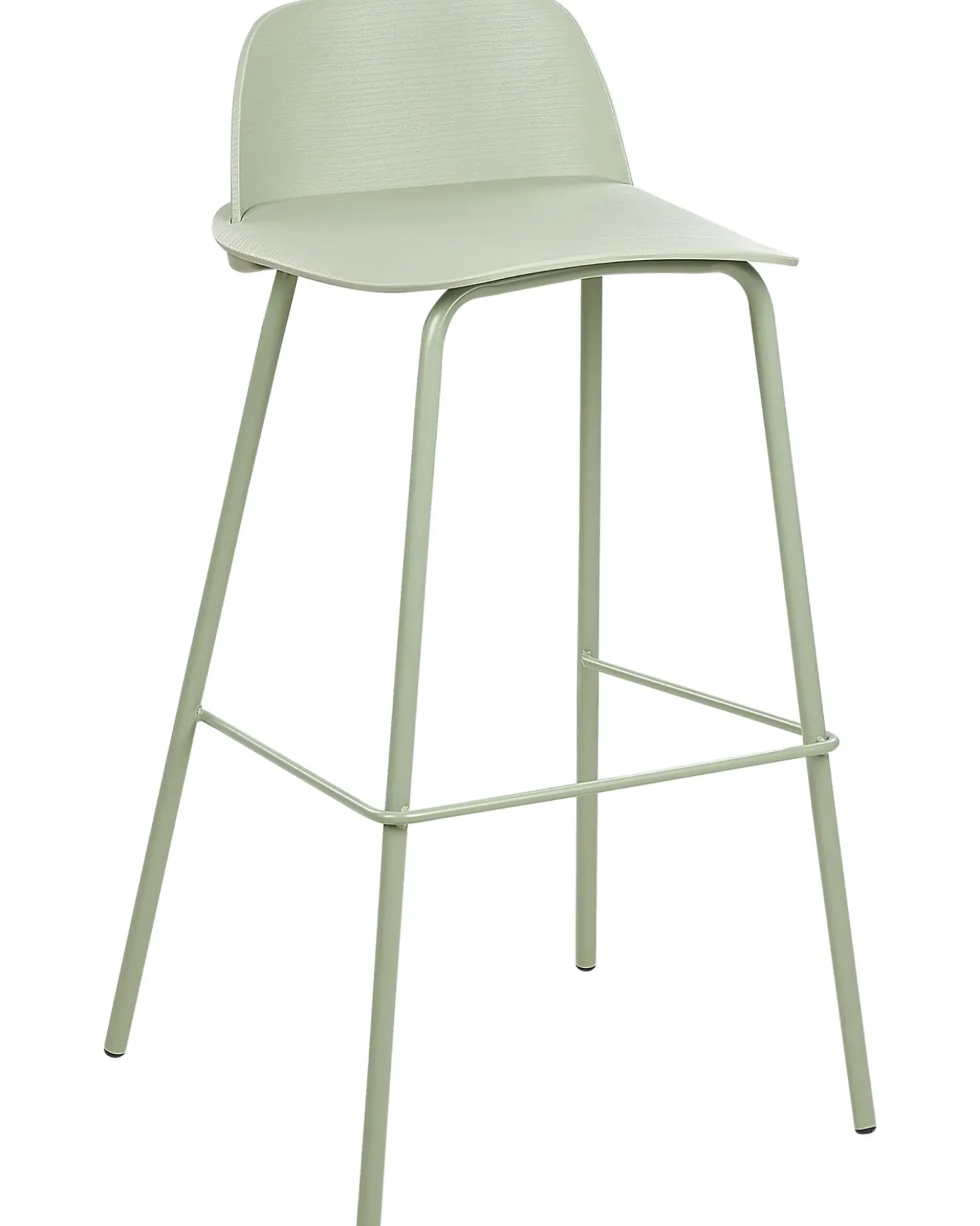 Set di 4 sedie alte MORA Verde chiaro