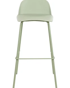 Set di 4 sedie alte MORA Verde chiaro