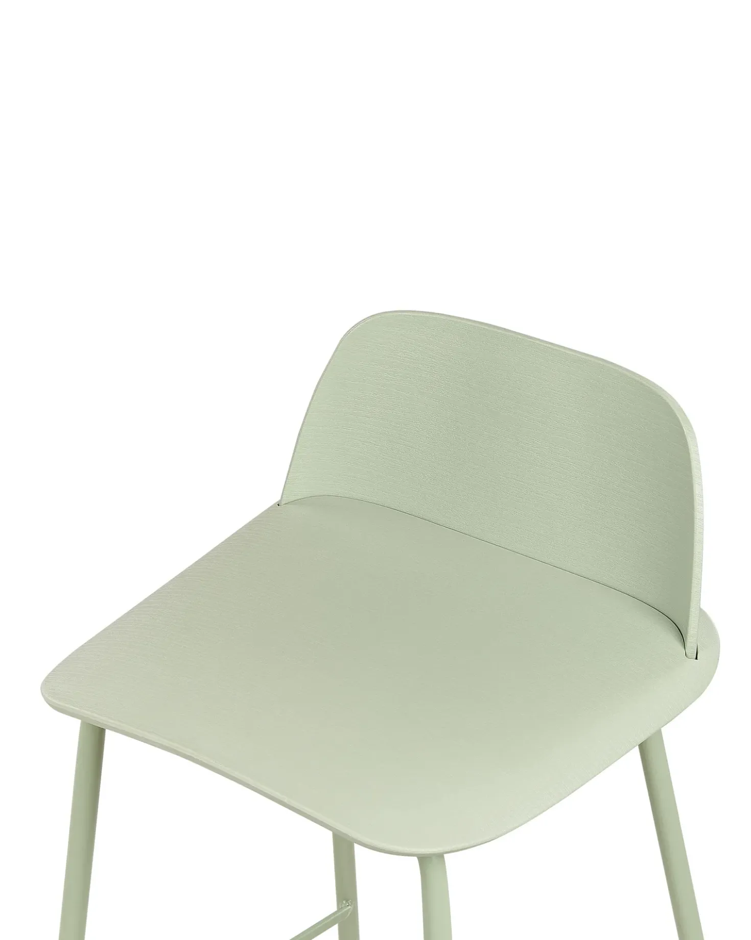 Set di 4 sedie alte MORA Verde chiaro