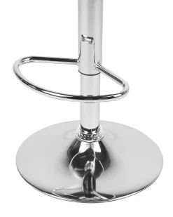 Set di 2 sedie alte PEORIA Pelle sintetica Bianco