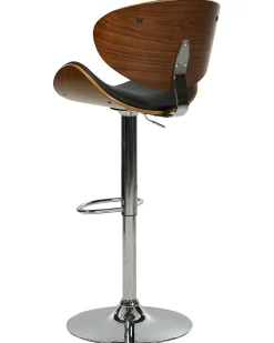 Set di 2 sedie alte ROTTERDAM Pelle sintetica Nero