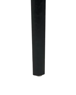 Set di 4 sedie alte SECEDA Materiale sintetico 2 in 1 Nero
