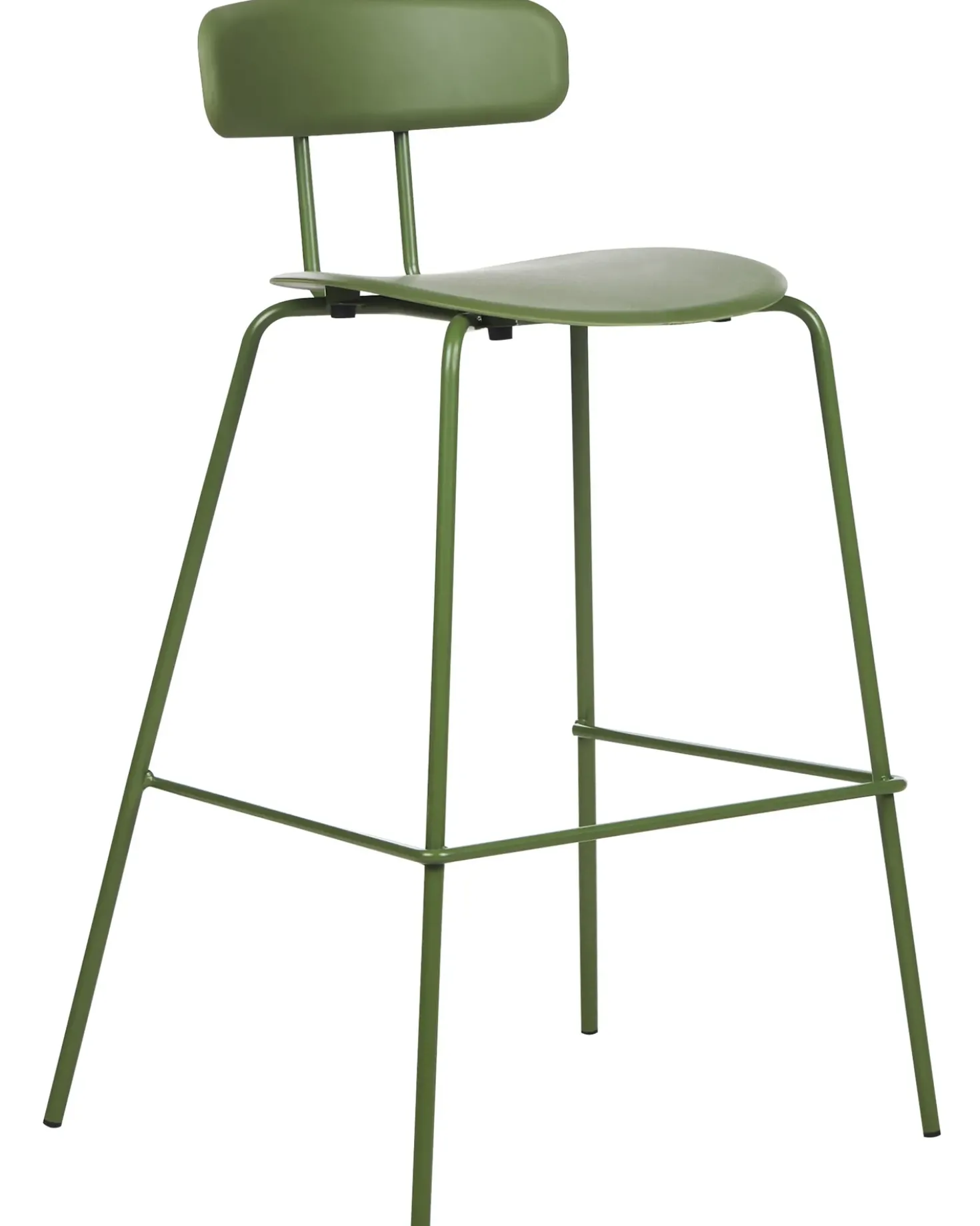 Set di 2 sedie alte SIBLEY Verde