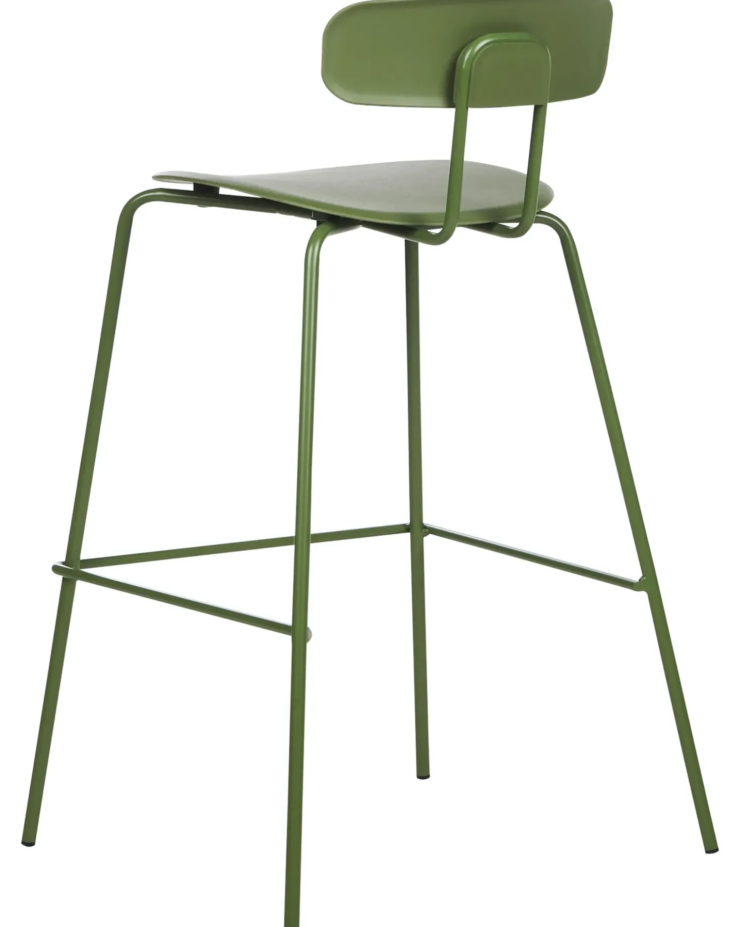 Set di 2 sedie alte SIBLEY Verde