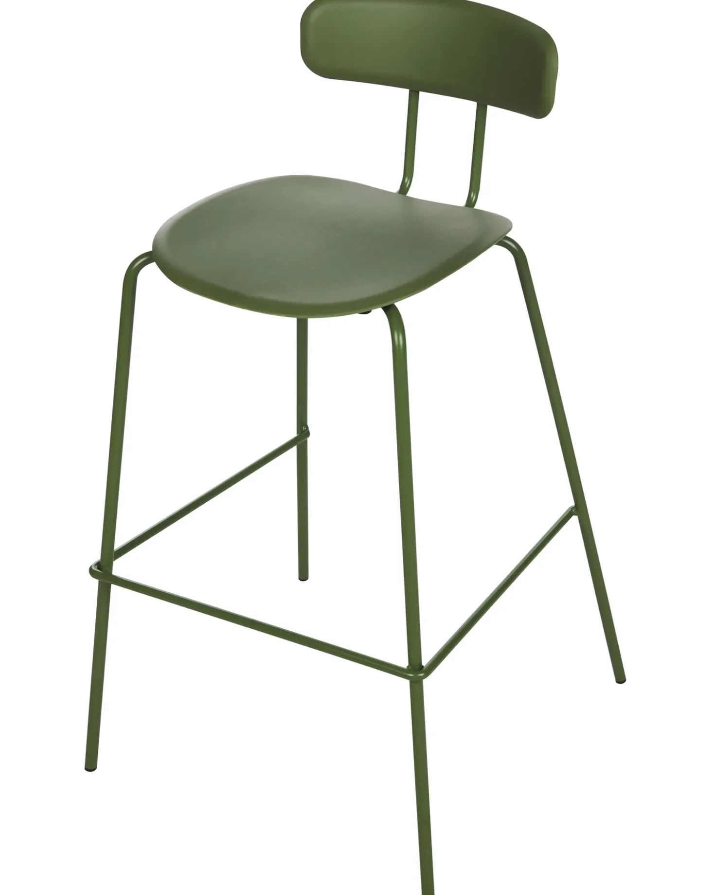 Set di 2 sedie alte SIBLEY Verde