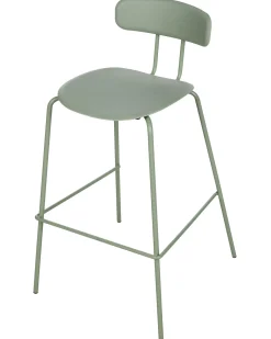Set di 2 sedie alte SIBLEY Verde chiaro