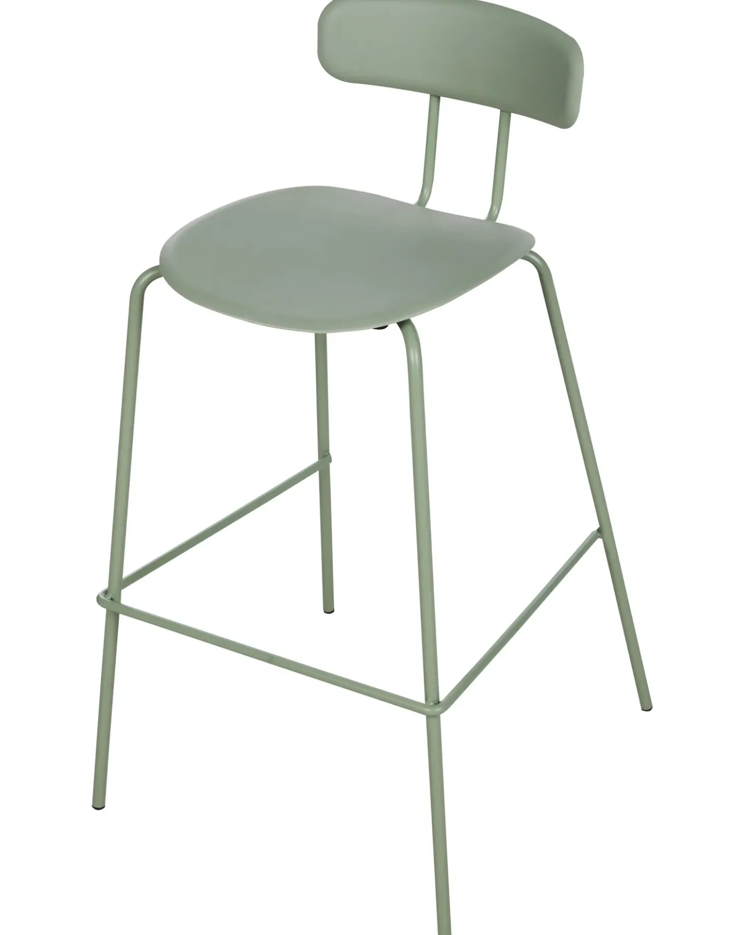 Set di 2 sedie alte SIBLEY Verde chiaro