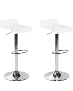 Set di 2 sedie alte VALENCIA Bianco