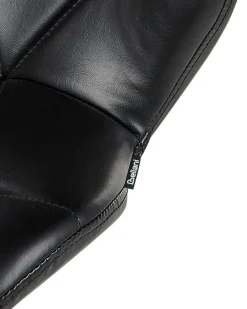 Set di 2 sedie alte VALETTA Pelle sintetica Nero