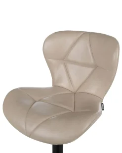 Set di 2 sedie alte VALETTA Pelle sintetica Beige chiaro