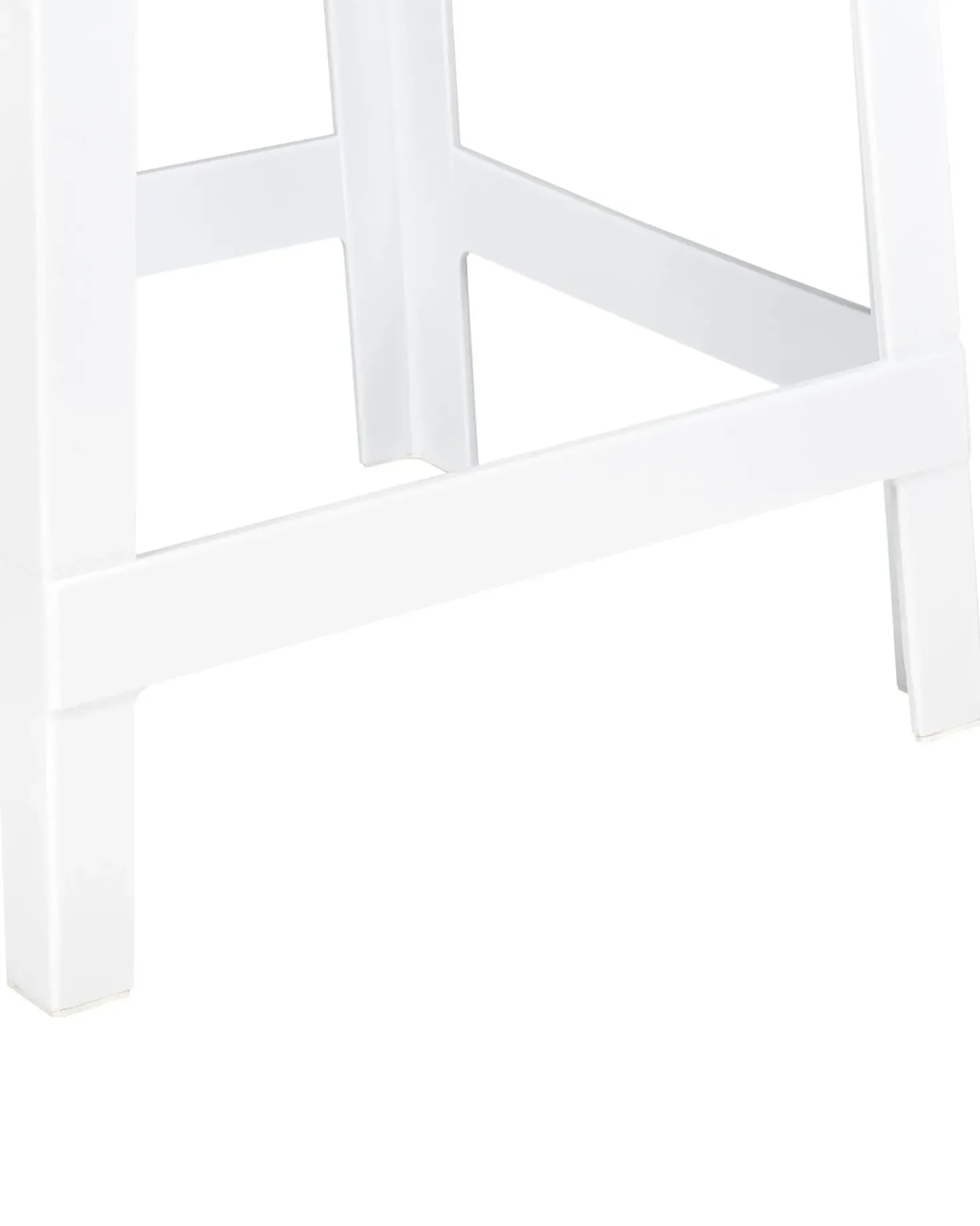 Set di 2 sedie alte WELLINGTON Bianco